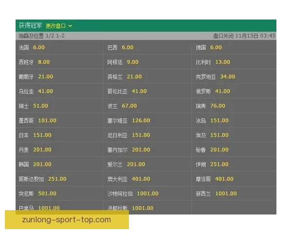 世界杯竞猜赔率深度分析与投注技巧探索助力精准预测